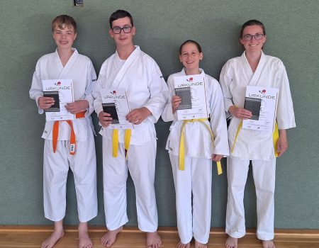 Bestandene Gürtelprüfungen 2025