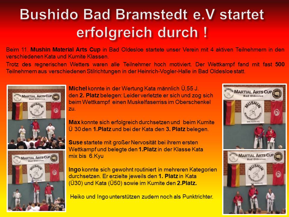 Bushido Bad Bramstedt e rot gelb