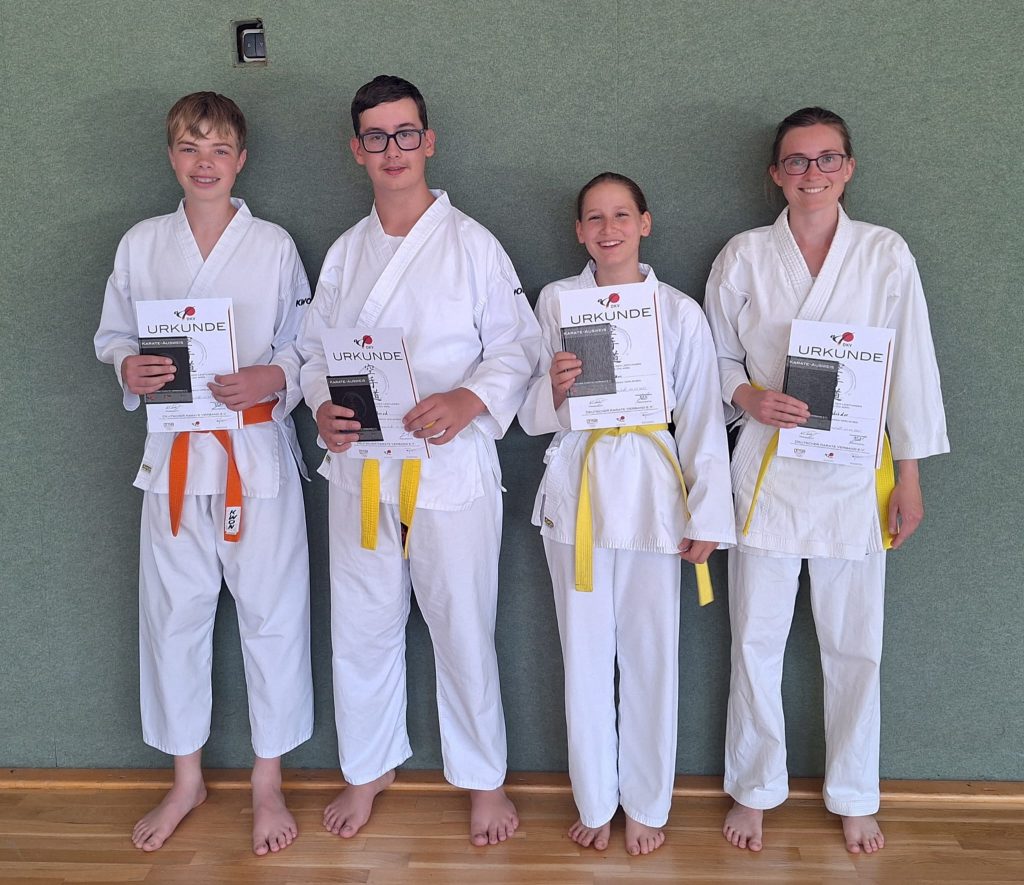 Bestandene Gürtelprüfungen 2025